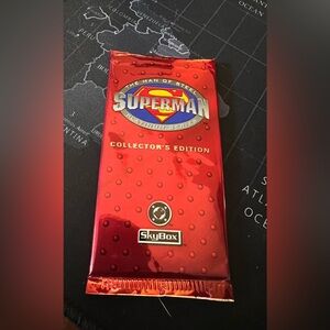 SKYBOX The Man of Steel Collector’s Edition Platinum Series Opened Package